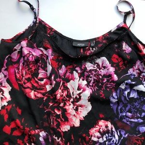Apt 9 Floral Lace Tank